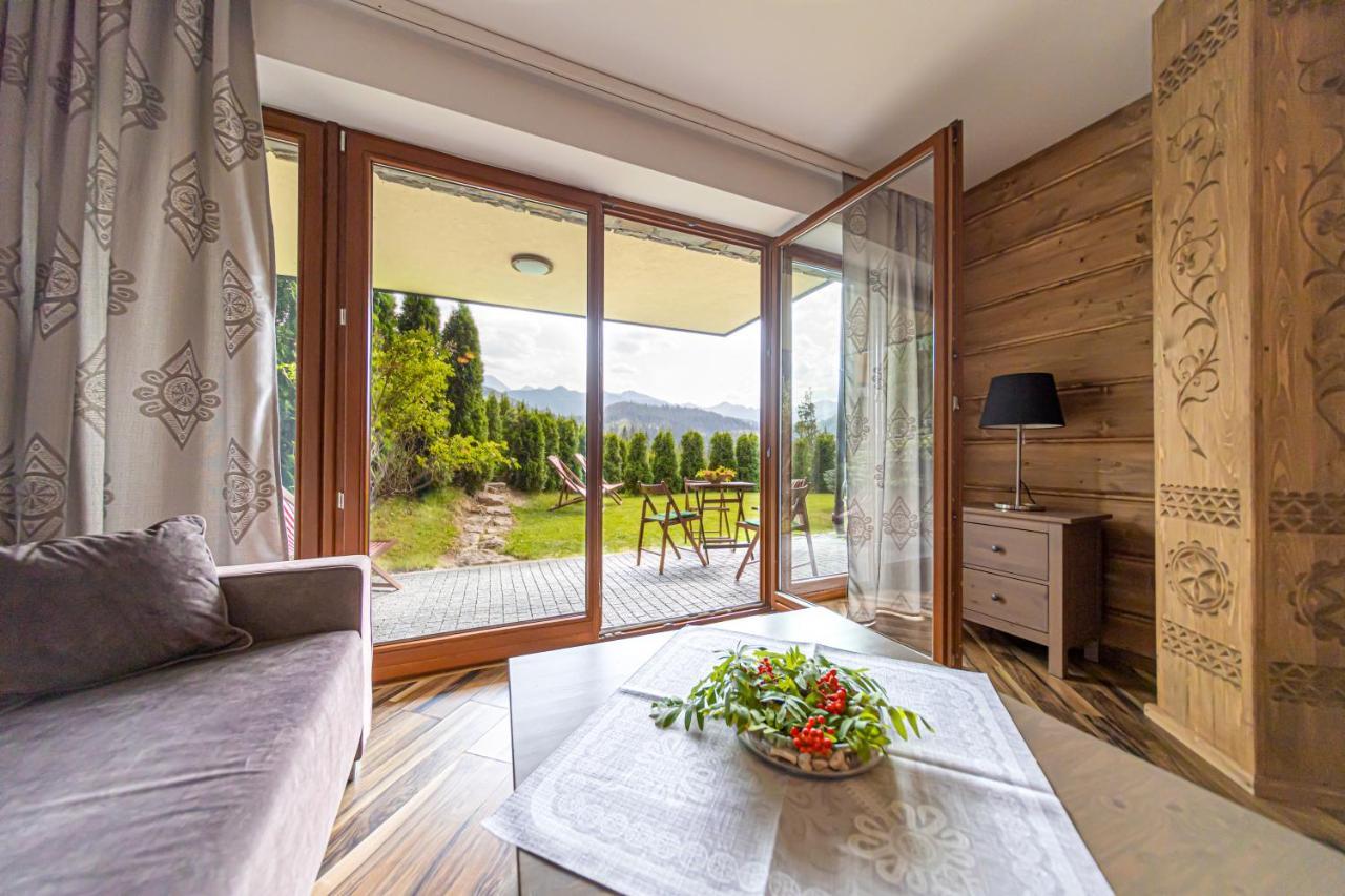 Oliwkowy, Apartament Widokowy Z Duzym Tarasem Zakopane Bagian luar foto