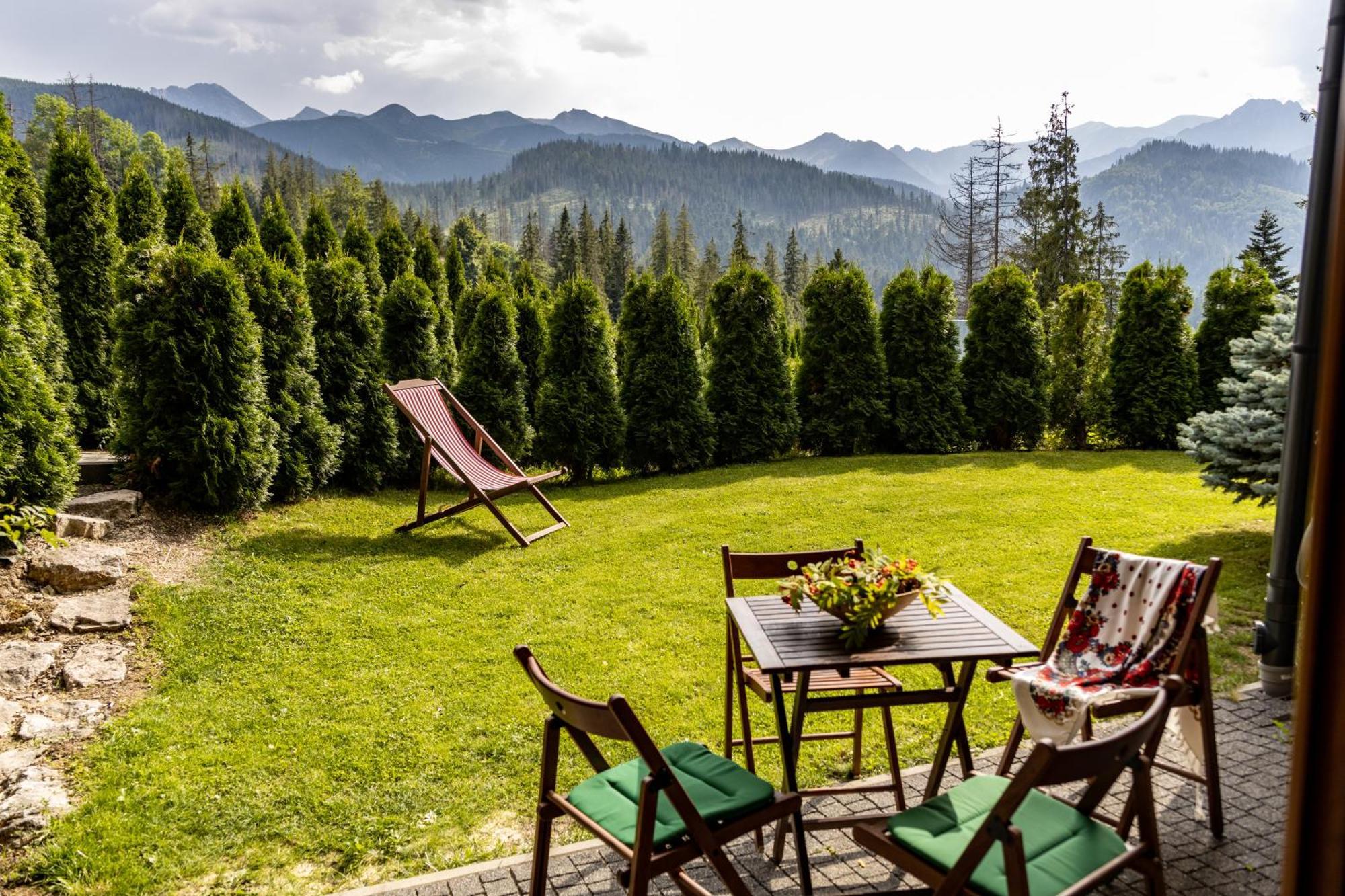 Oliwkowy, Apartament Widokowy Z Duzym Tarasem Zakopane Bagian luar foto
